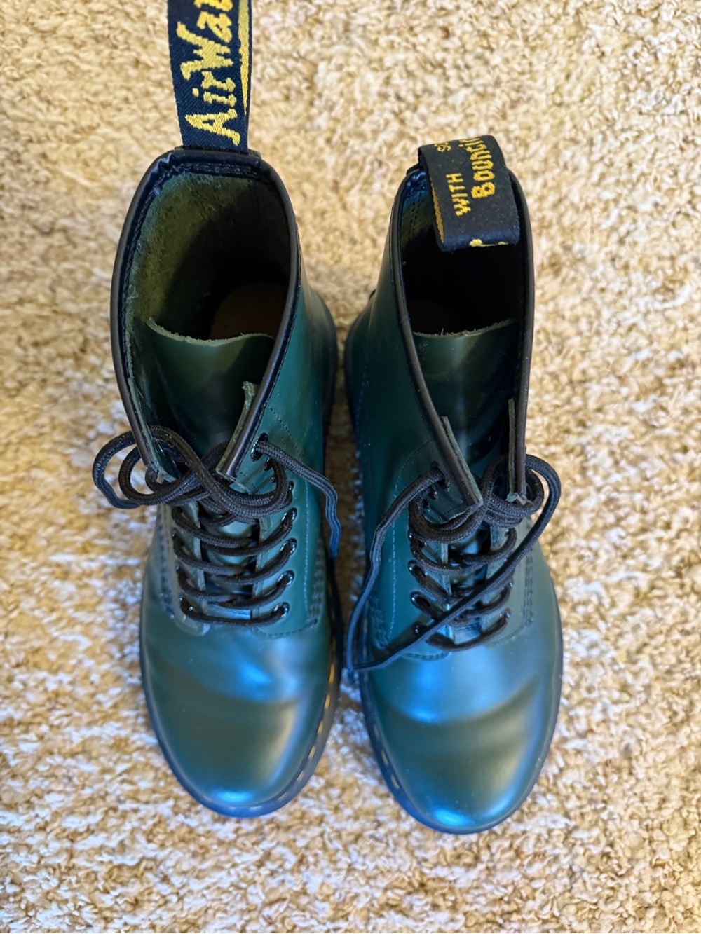 Dr. Marten Smooth Leather Lace Up Boots sz 9 women 8 men - Picture 8 of 8